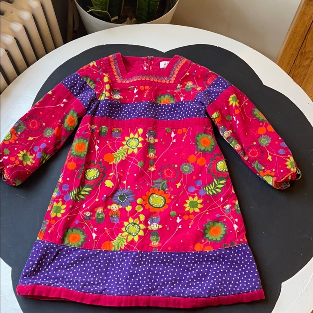Me Too corduroy nesting doll dress